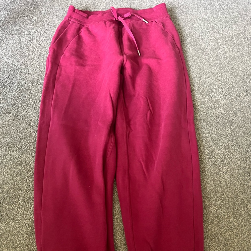 Lululemon dark pink sweatpants